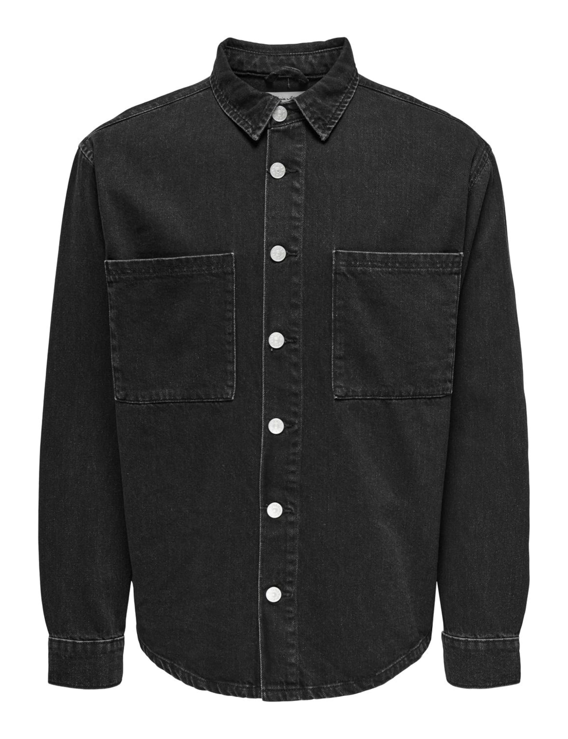 Only & Sons Onsalp Box Azg Giacca Jeans Uomo Cincillà