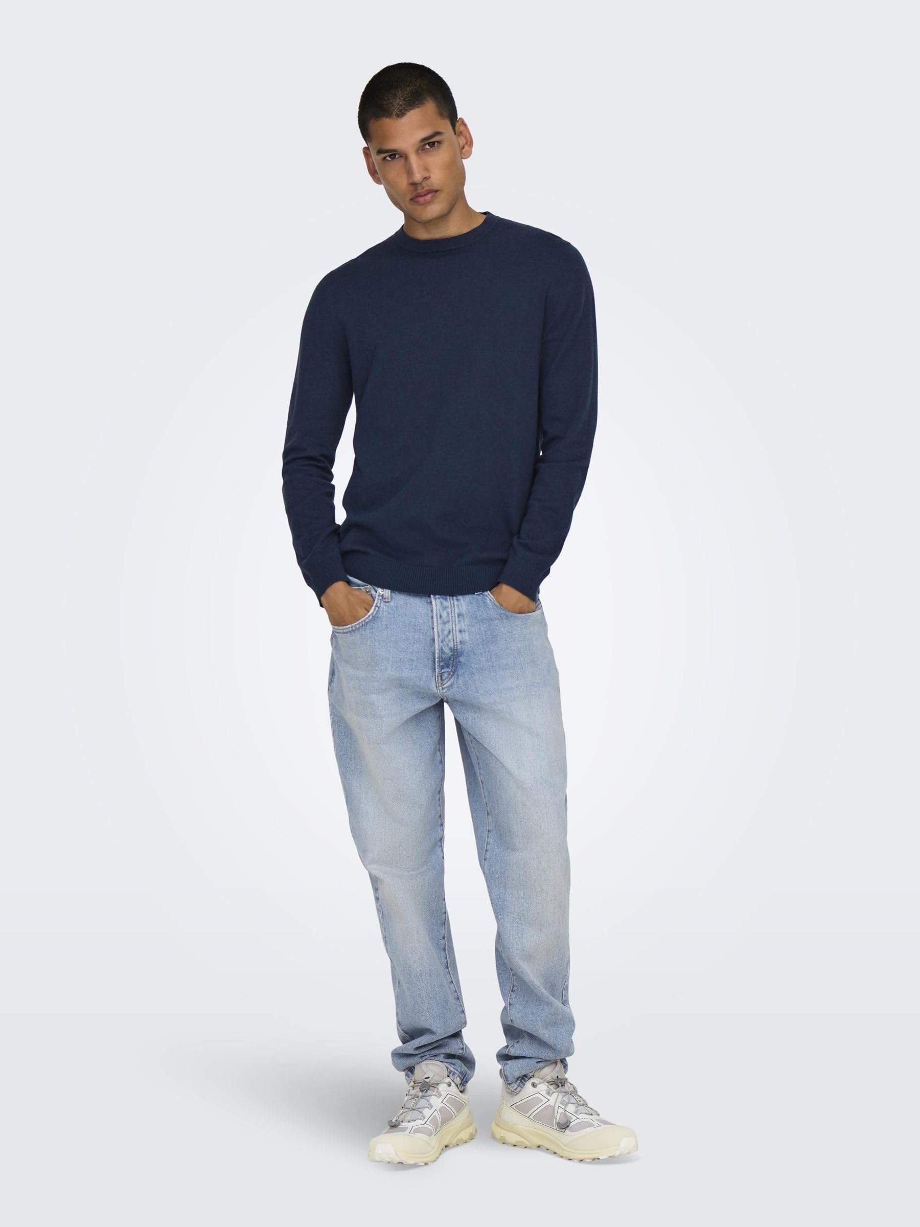 Only & Sons Onsyoke tapered jeans uomo azzurro 30W/30L