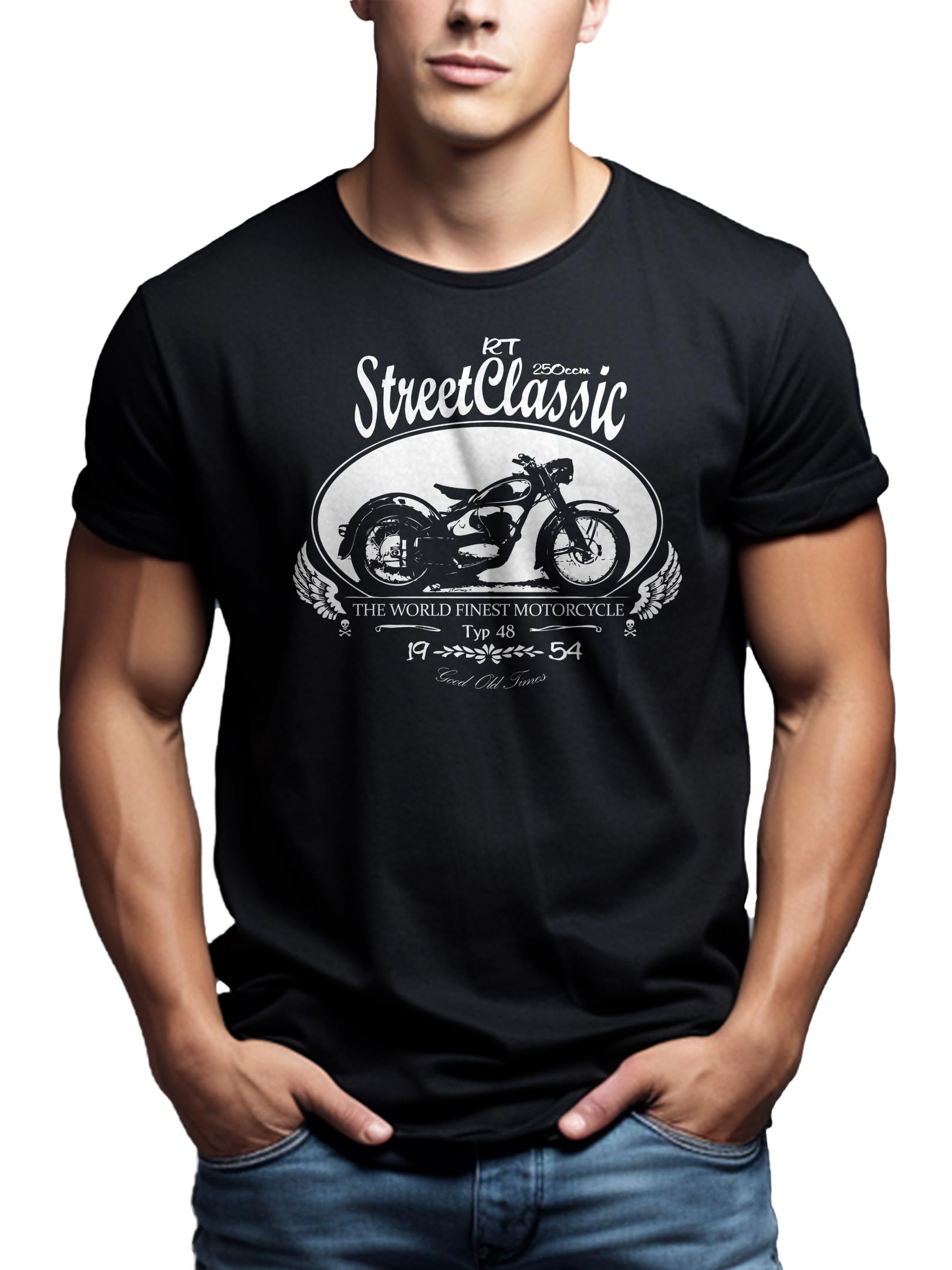 Makaya DKW RT 250 T-Shirt Uomo 3XL Cotone Biker