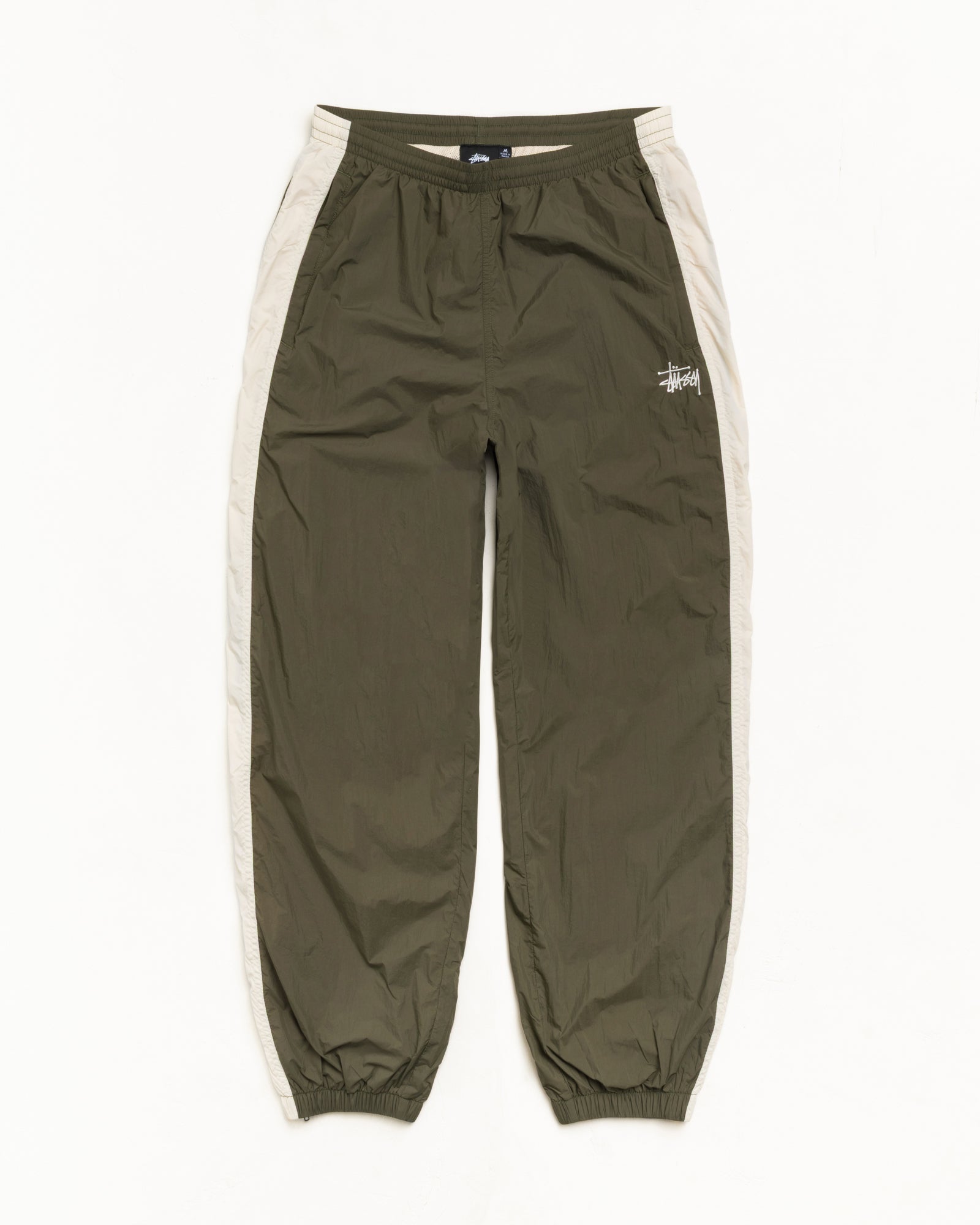 Stussy Pantaloni Tuta Banda Laterale joggers Olive