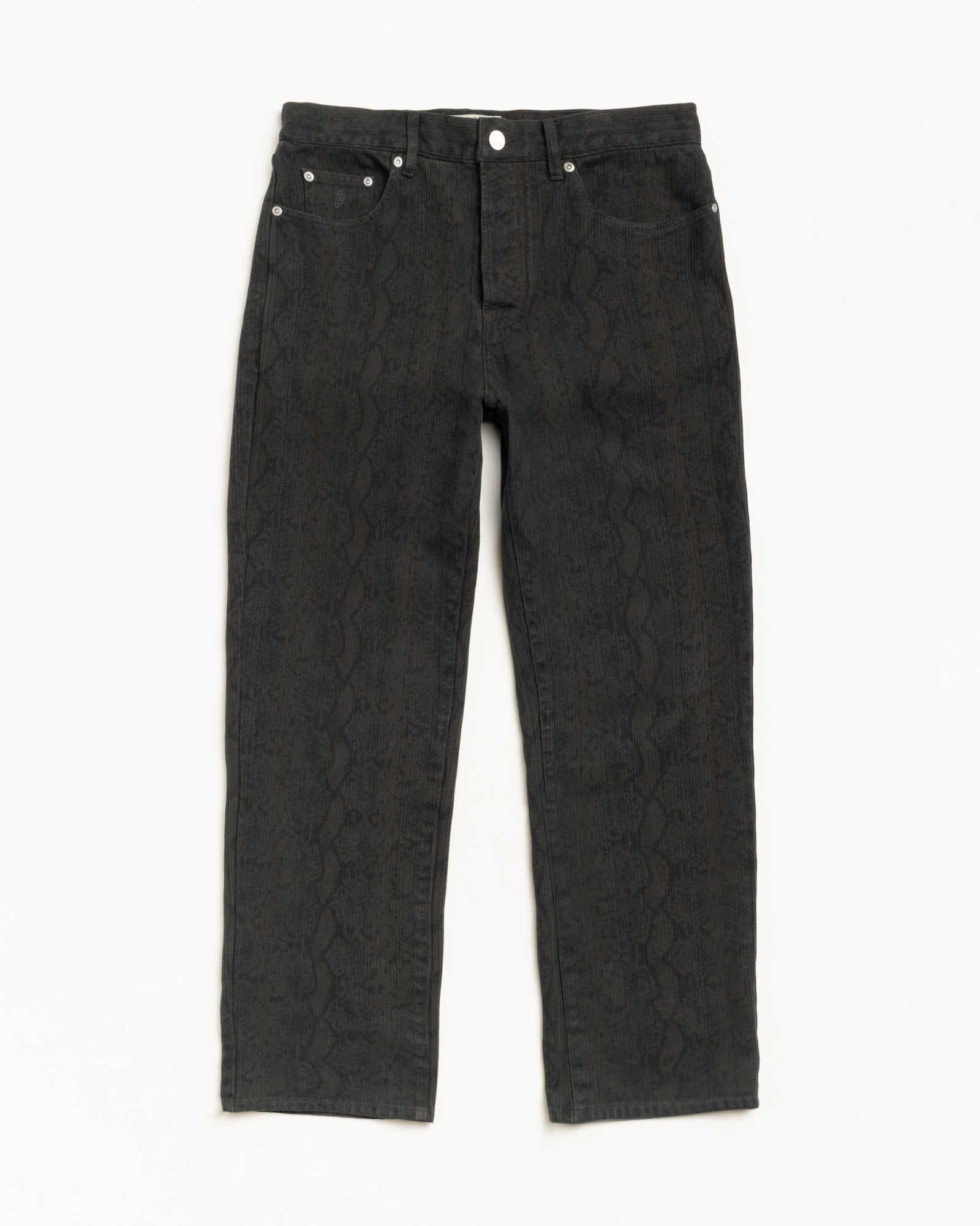 Stussy New Classic Jean Denim jeans Python cotone