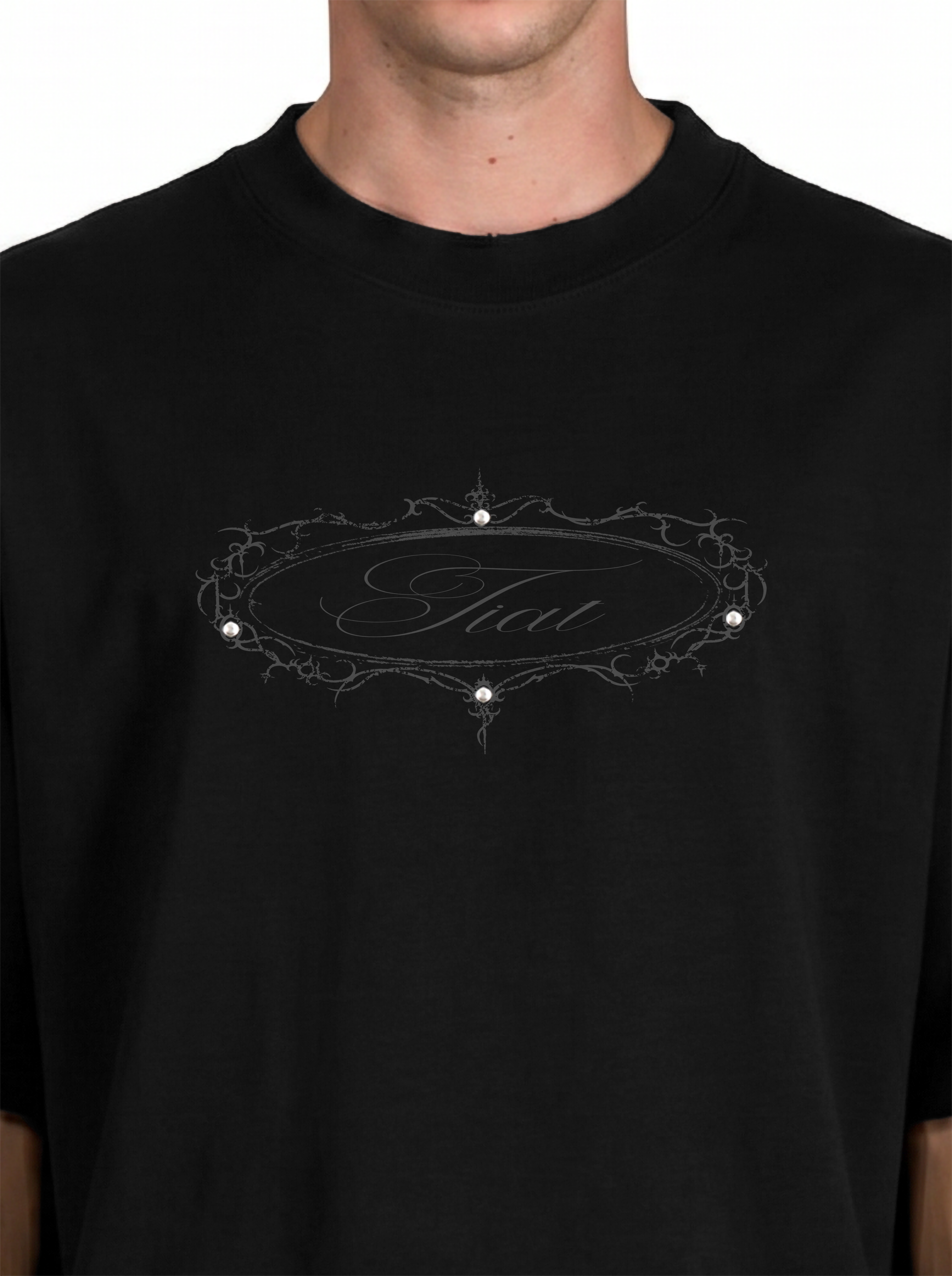 Tiat Rifugio Alchemical sigil black t-shirt nera uomo