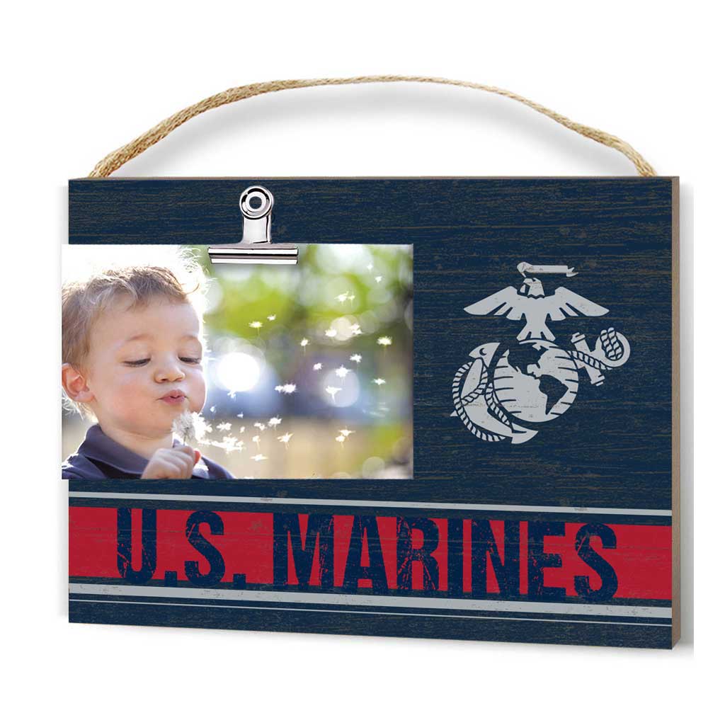 7.62 Design USMC Logo Clip cornice foto legno 9x10 4x6