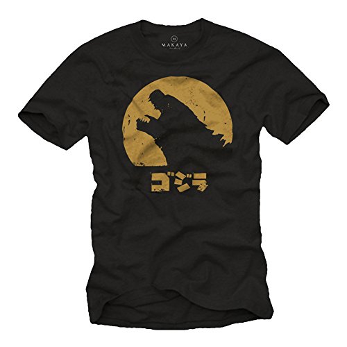 MAKAYA Godzilla 2014 T-Shirt Uomo Divertente 100% Cotone