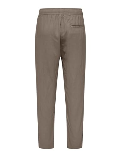 Only & Sons Onssinus Loose Visc Lin 0075 Pantaloni Uomo Lino