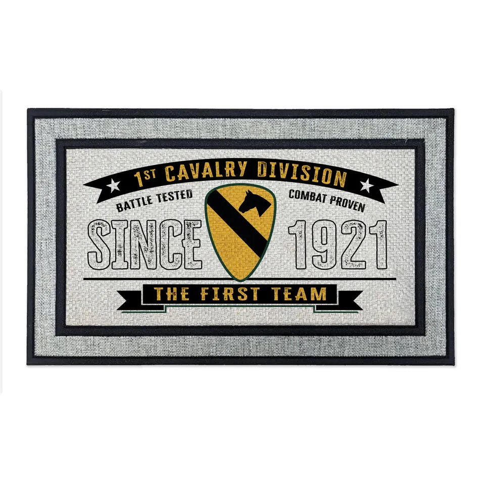 7.62 Design 1st Cavalry zerbino 45x76 cm grigio army