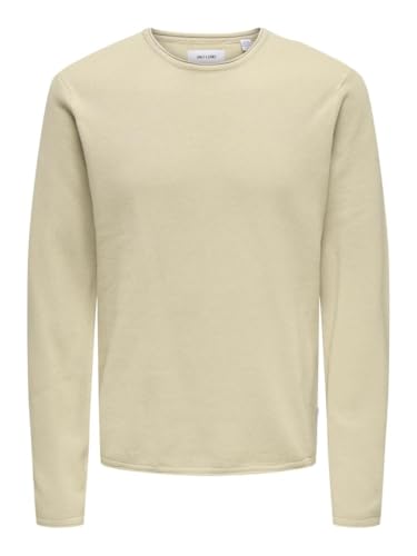ONLY & SONS Maglieria Maglione uomo M argento girocollo