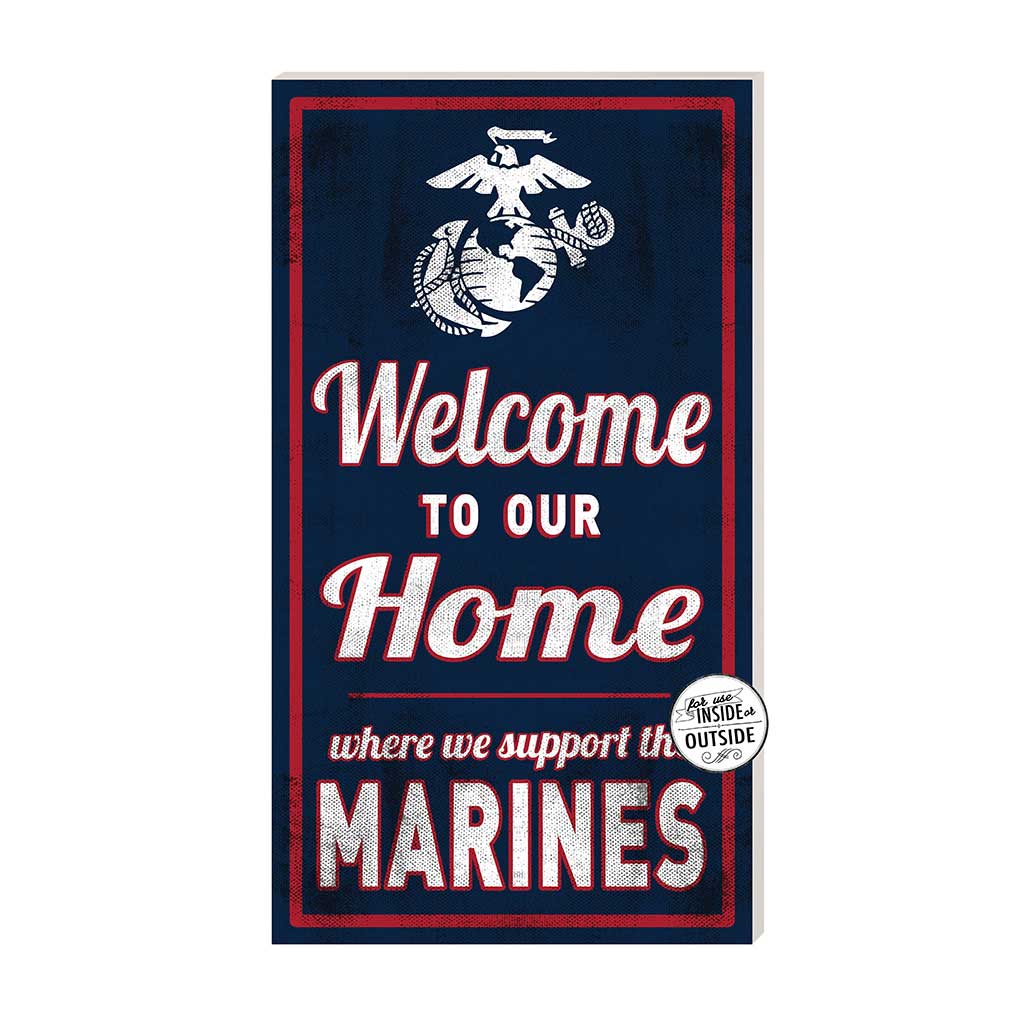 7.62 Design Home Products insegna PVC 28x51 cm USMC Welcome