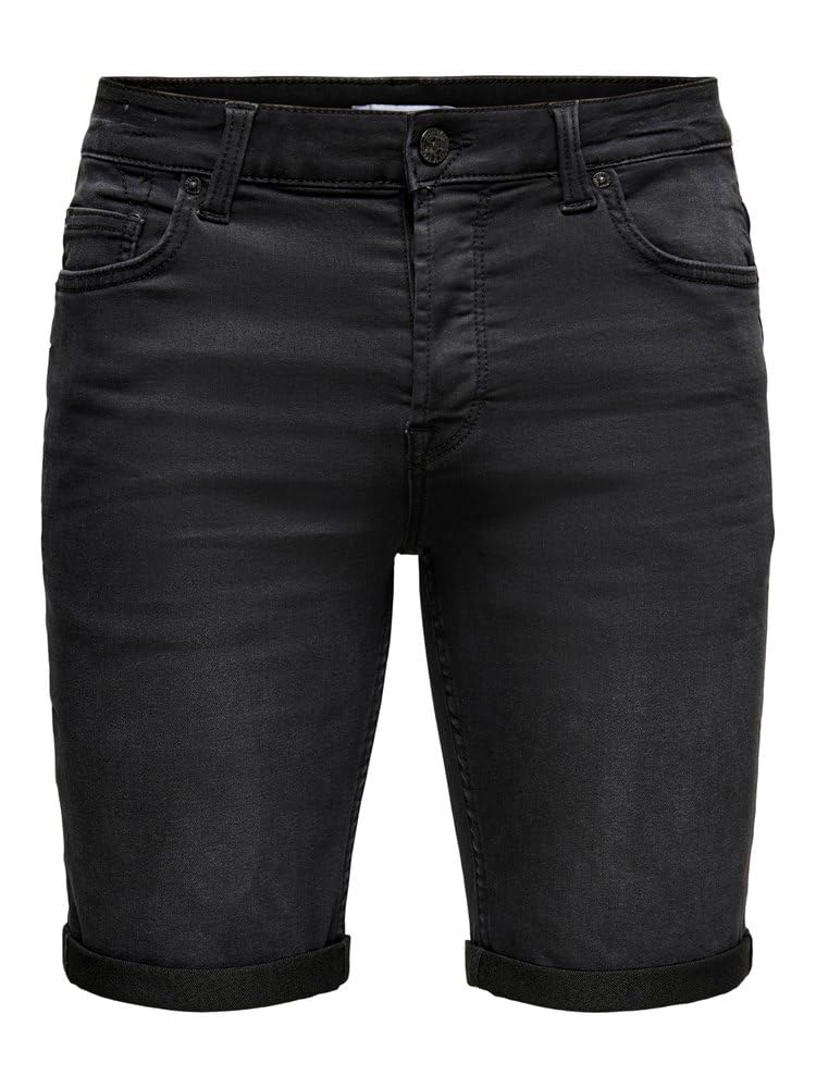 Only & Sons Pantaloncini Jeans Uomo Denim Elasticizzato 3XL