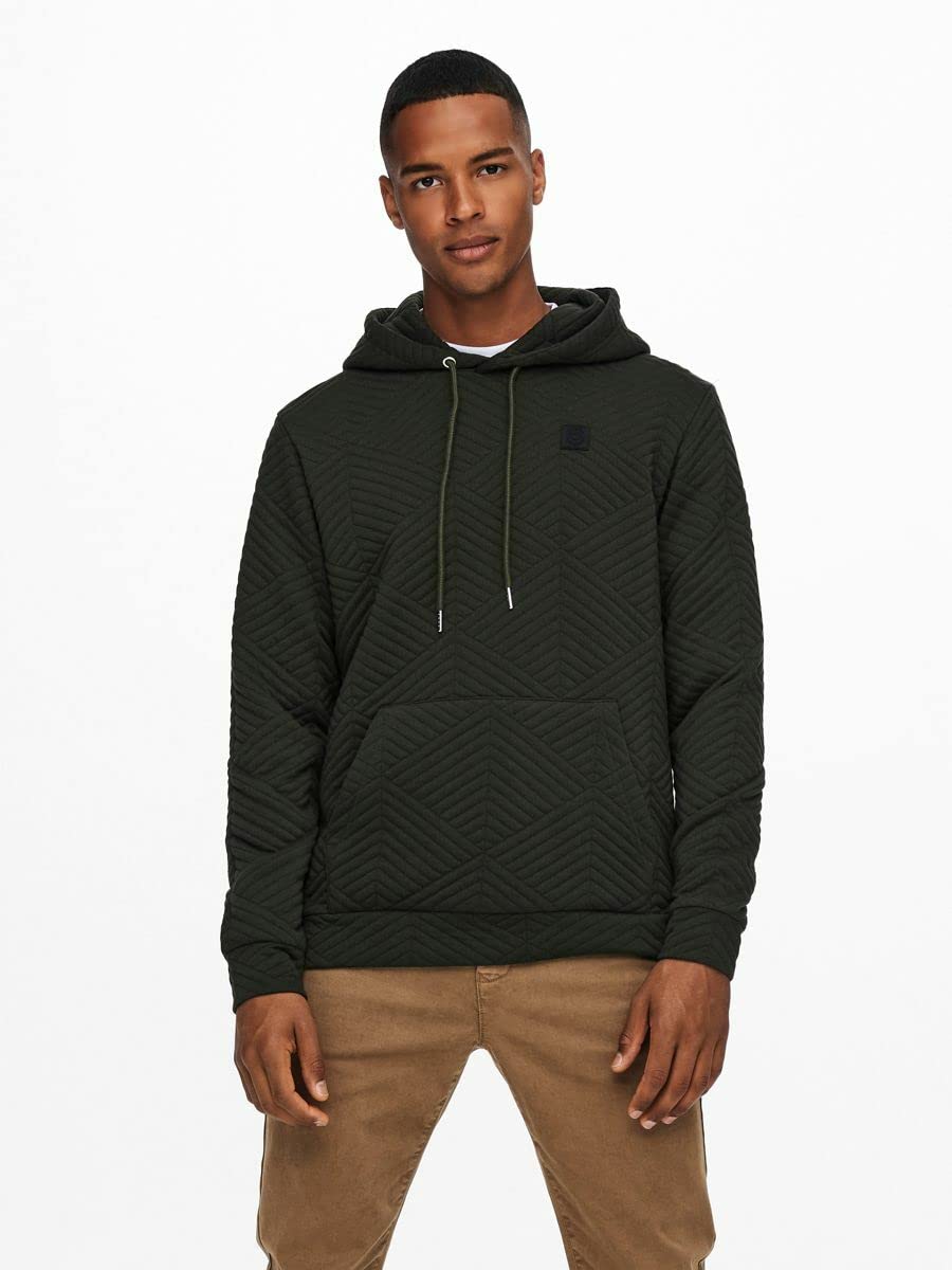 Only & Sons Onsrodney Felpa Uomo Cappuccio Regular
