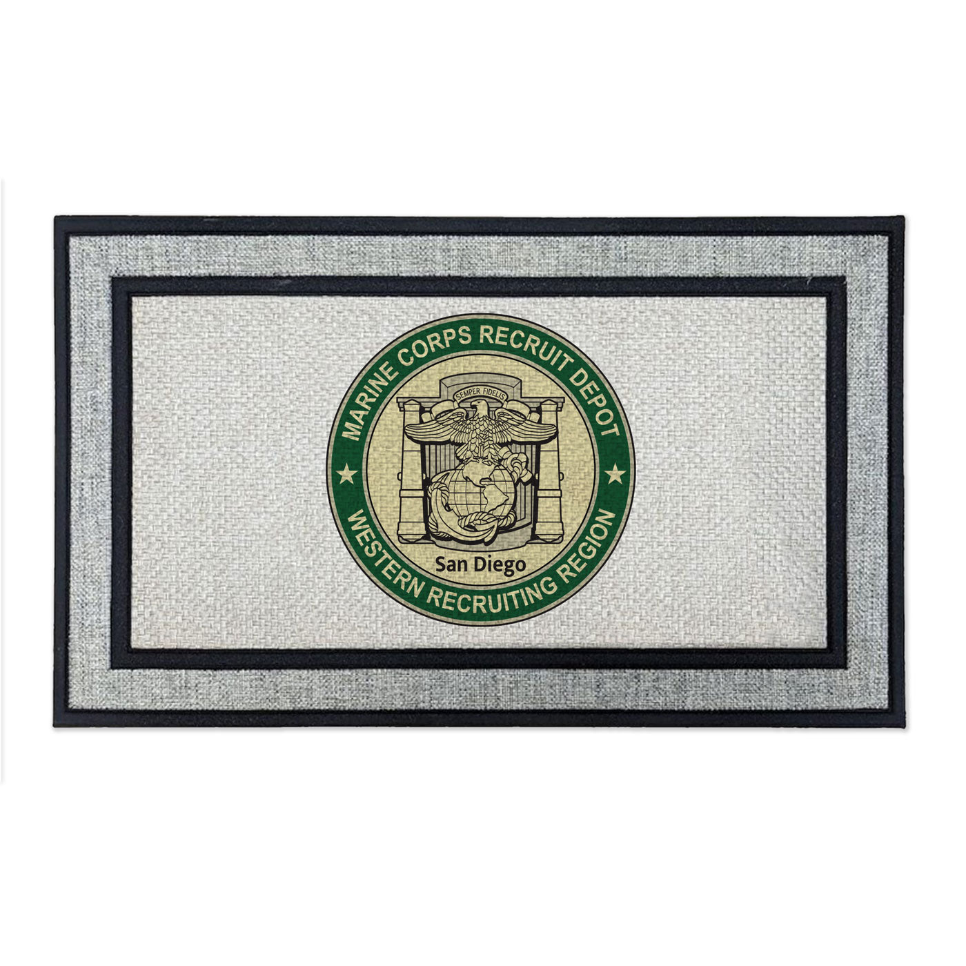 7.62 Design USMC MCRD San Diego zerbino 18x30 grigio