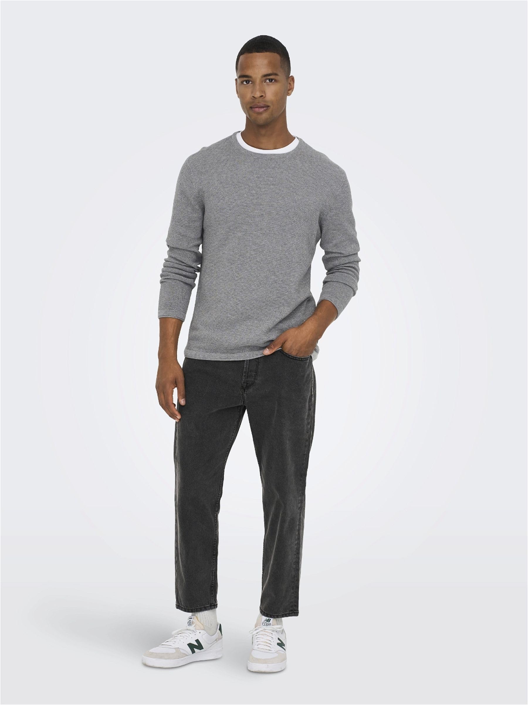 Only & Sons jeans uomo nero denim 29W/32L slim