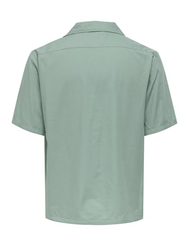 Only & Sons Onsdilem 0300 Resort Camicia uomo Egret manica corta