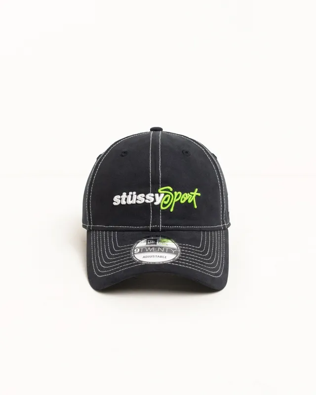 Stussy New Era 9Twenty Stussy Sport cappello nero cotone