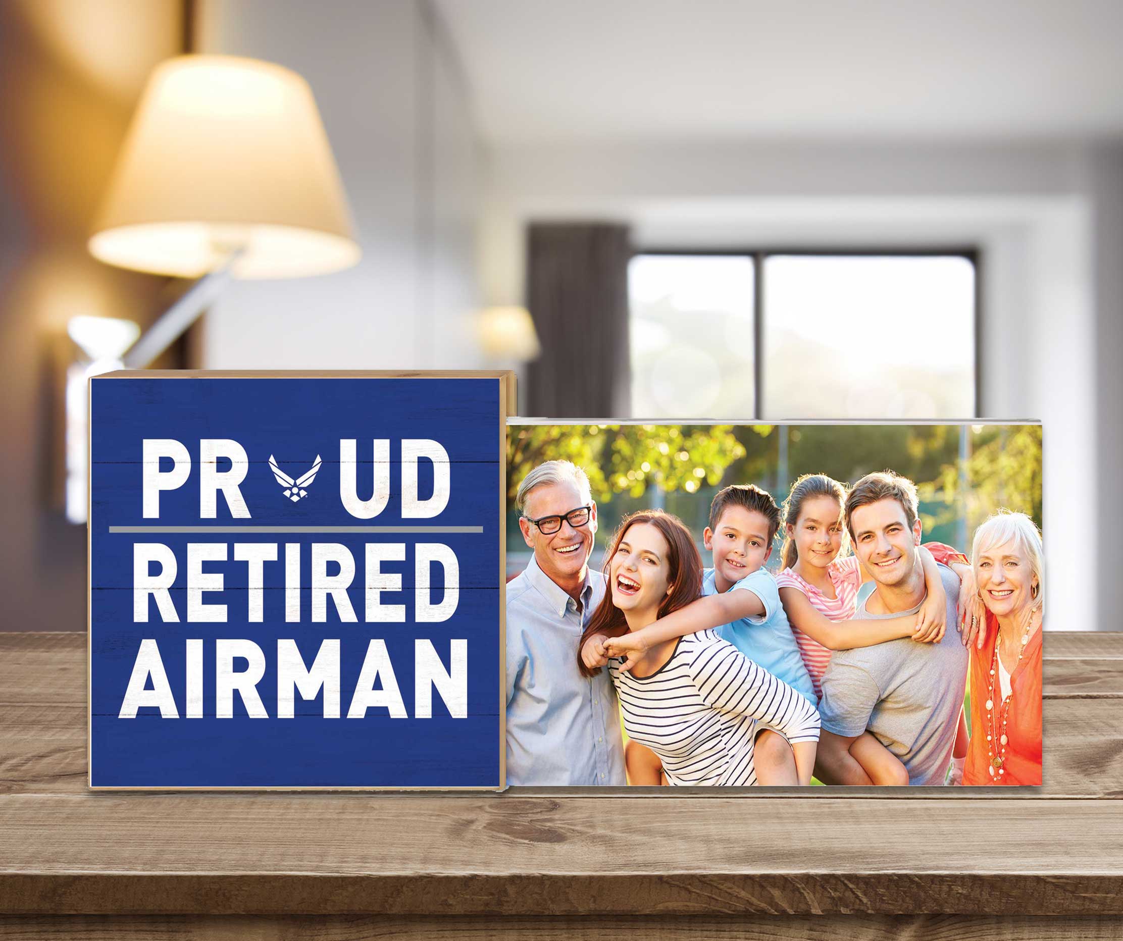 7.62 Design U.S. Air Force Retired cornice foto 4x6 floating