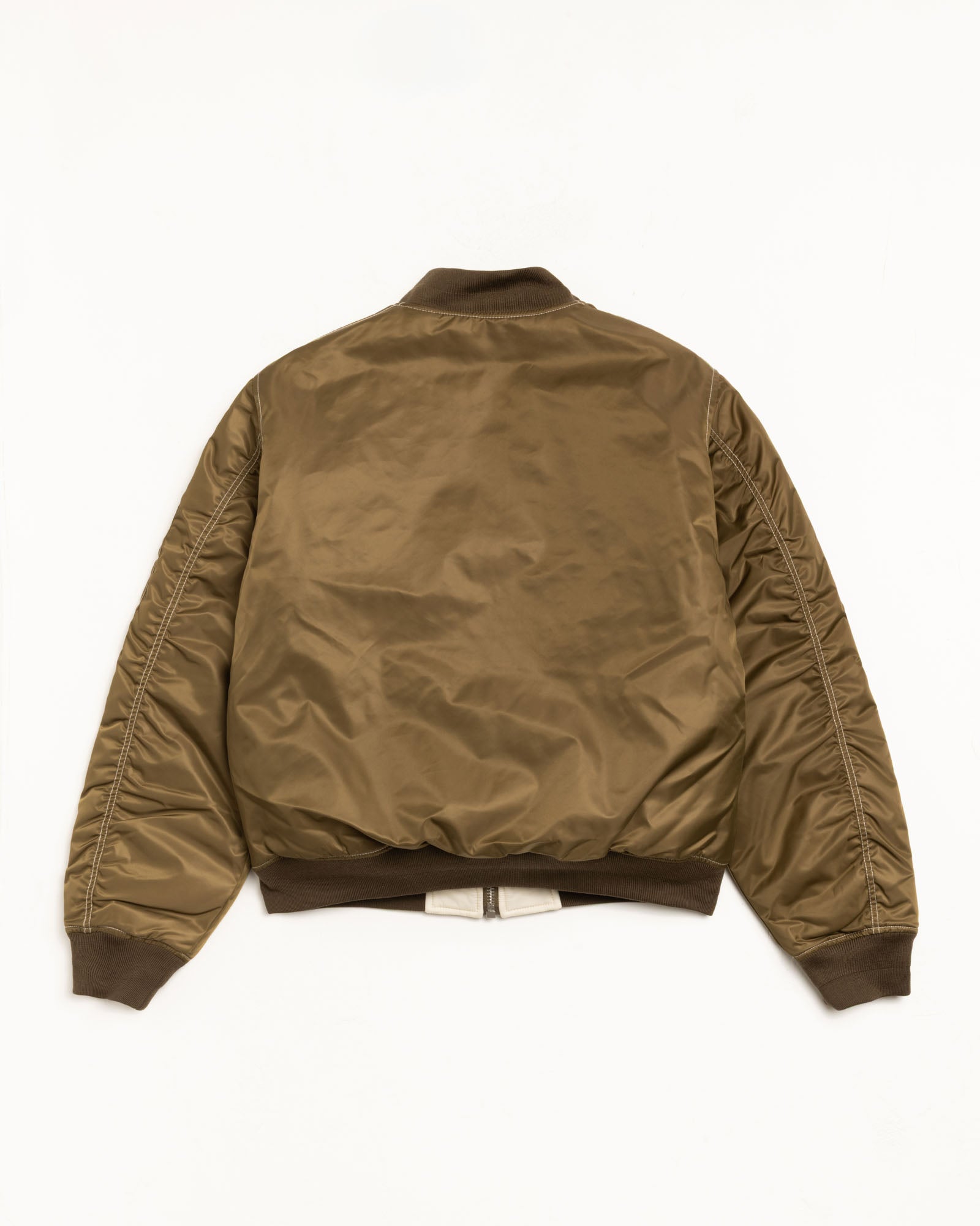 Stussy Built Bomber Jacket giubbotto reversibile Brown