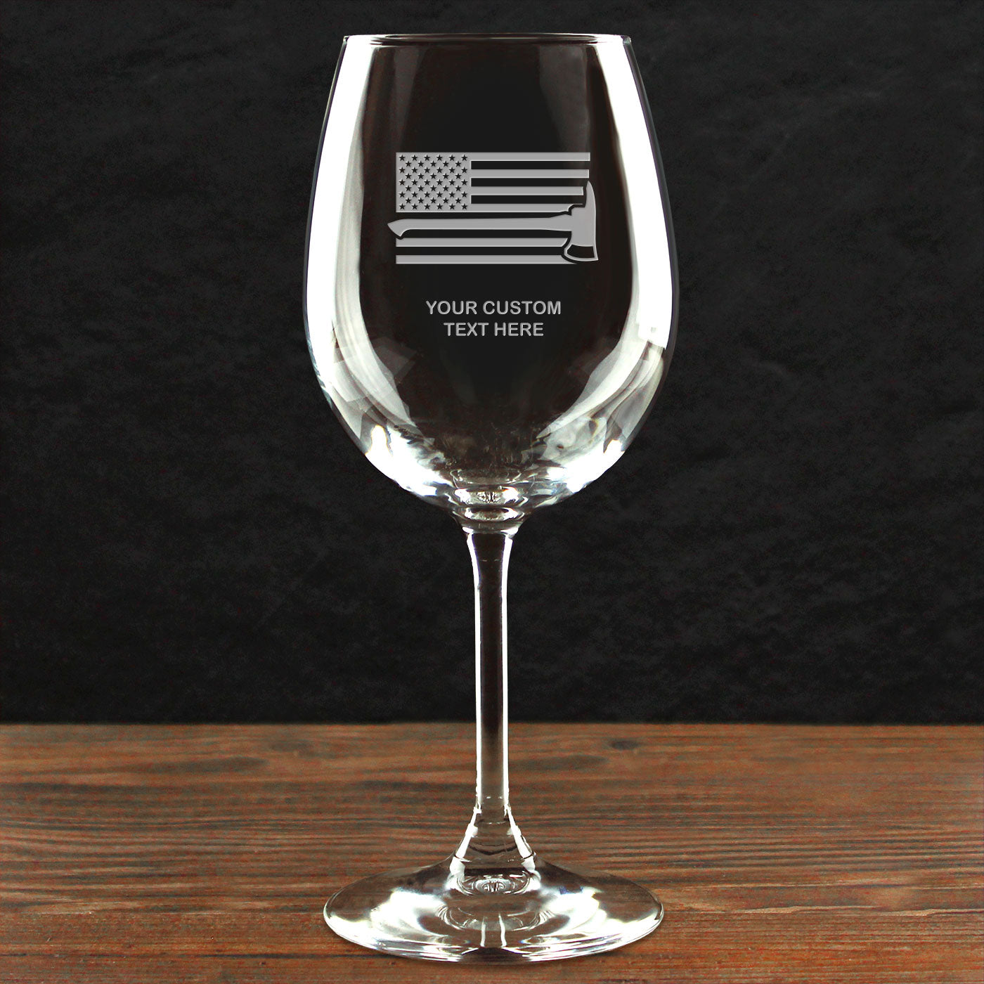 7.62 Design Drinkware Firefighter calice vino 16 oz Maltese Cross