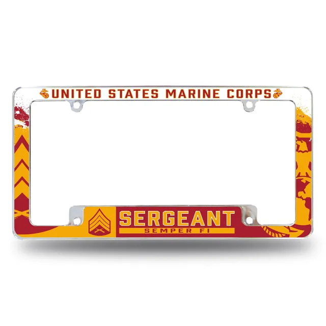 7.62 Design E-5 Sergeant Cornice Targa Cromata 15x31 cm