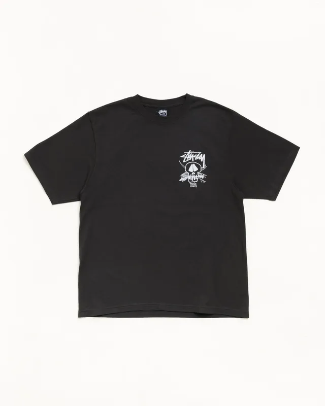 Stussy Fresh Foils Tee t-shirt nera 100% cotone