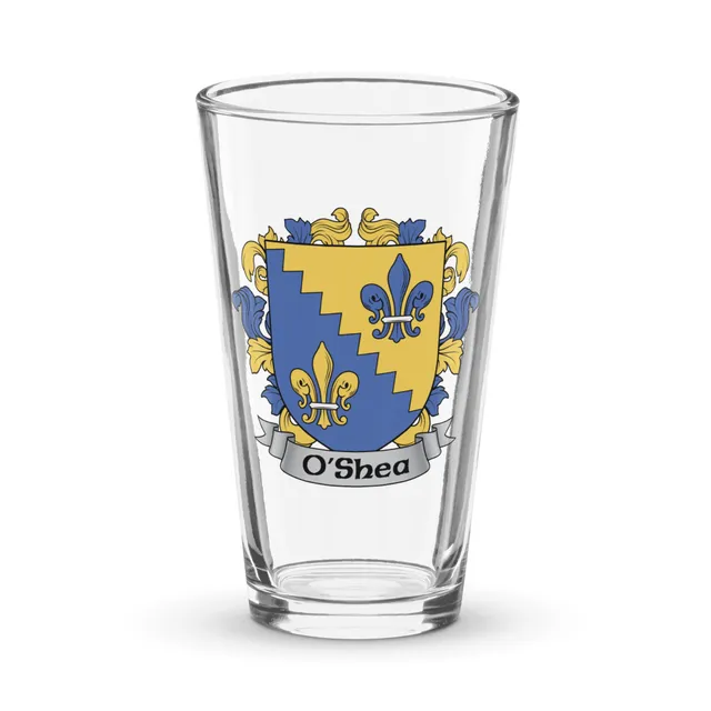 7.62 Design O'Shea bicchiere pinta 16oz stemma irlandese