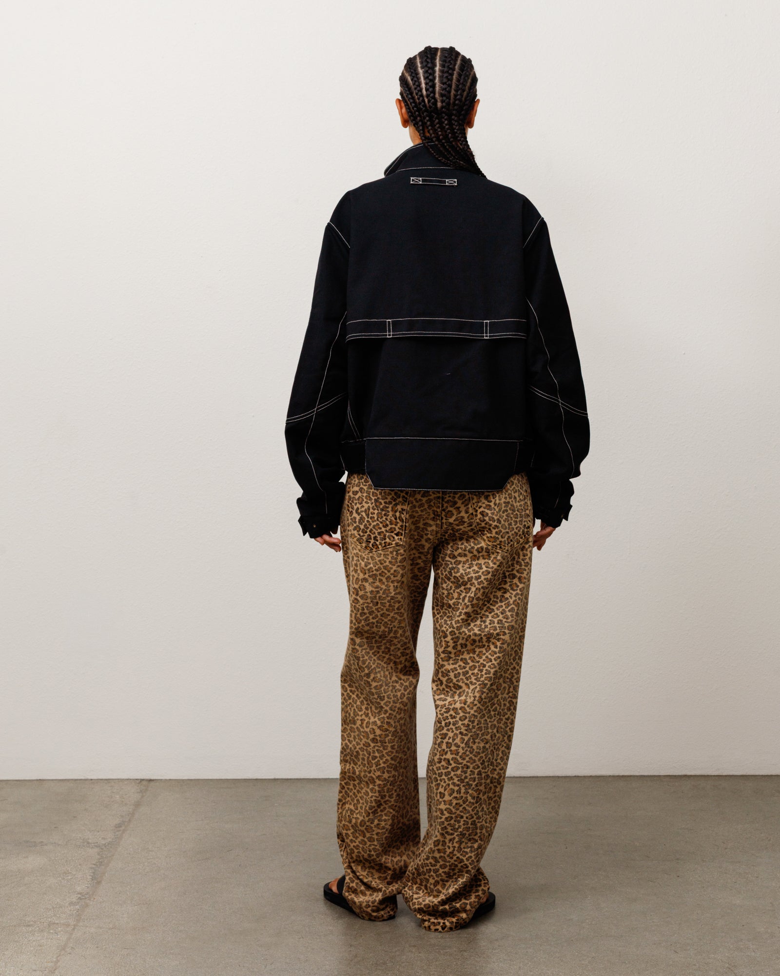 Stussy Pants New Classic Jean Denim Jeans Leopard