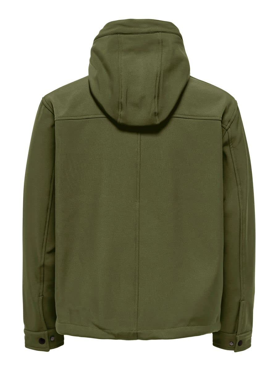 Only & Sons Onsaslan Otw Giacca Softshell Uomo Olive Night