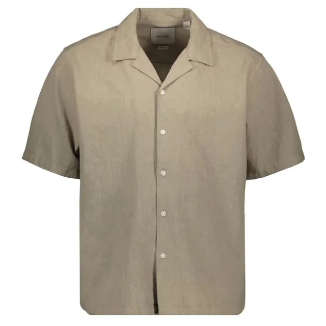 Only & Sons Colt Regular Resort camicia verde oliva cotone