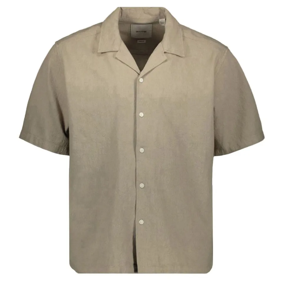 Only & Sons Colt Regular Resort camicia verde oliva cotone