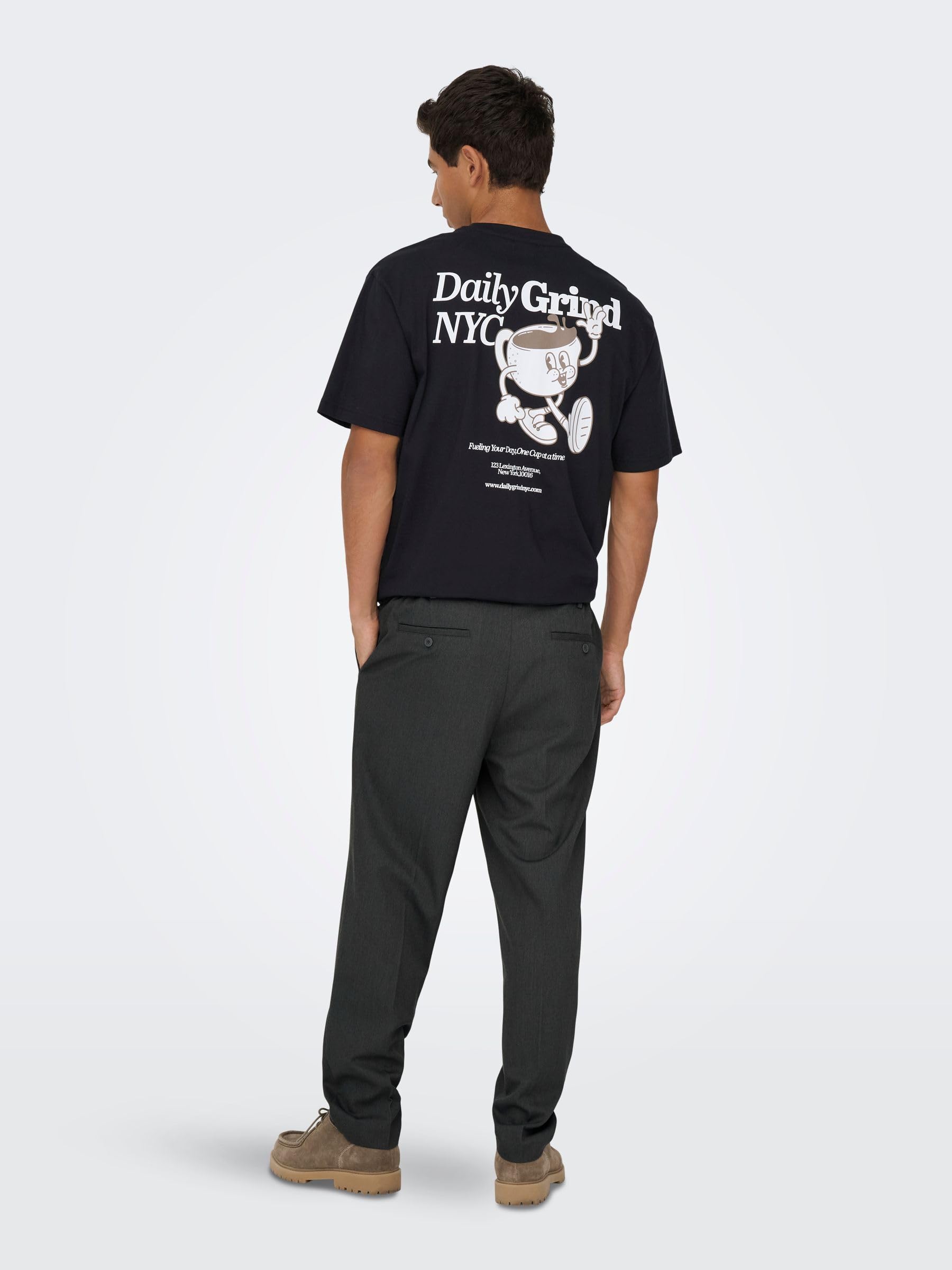 Only & Sons Onsmiro 0346 Pantaloni uomo L tapered