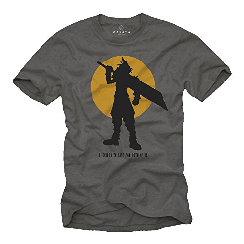Makaya Nerd T-Shirt Uomo Cotone Frasi Divertenti L