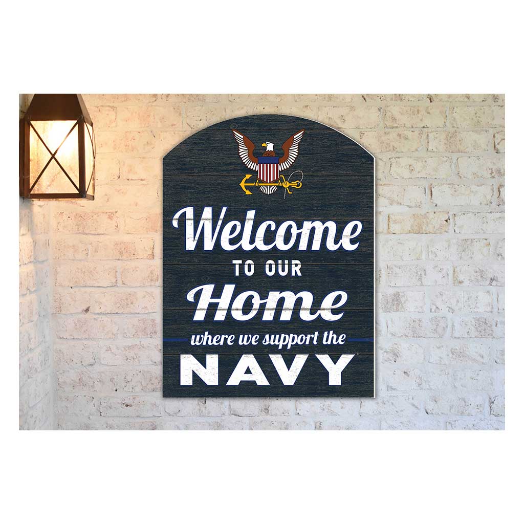 7.62 Design U.S. Navy Welcome targa PVC 40x56 cm esterno
