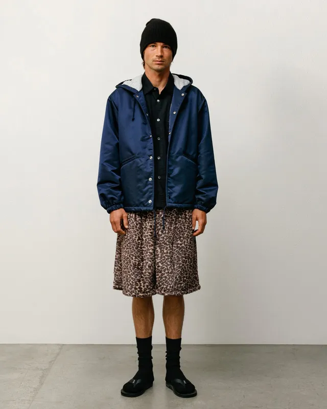 Stussy Hooded Coaches Jacket giacca navy taglia M