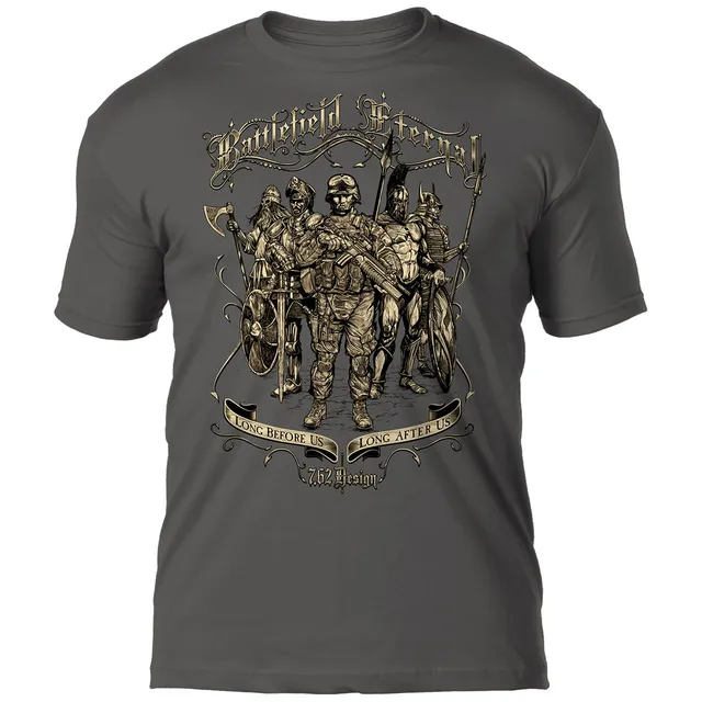 7.62 Design Battlefield Eternal t-shirt uomo nero cotone