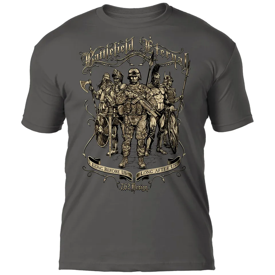7.62 Design Battlefield Eternal t-shirt uomo nero cotone