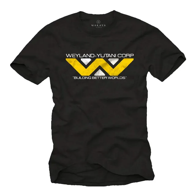 Makaya Weyland Yutani Alien T-Shirt Uomo M Cotone