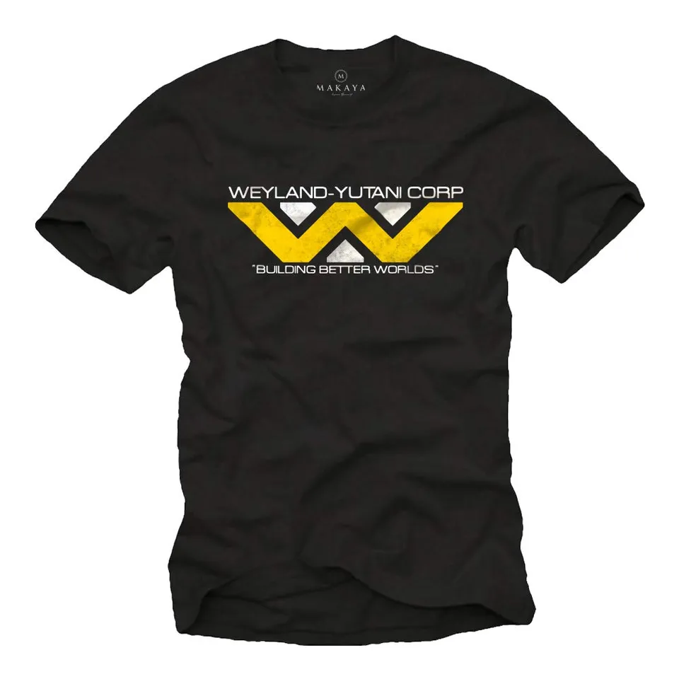Makaya Weyland Yutani Alien T-Shirt Uomo M Cotone