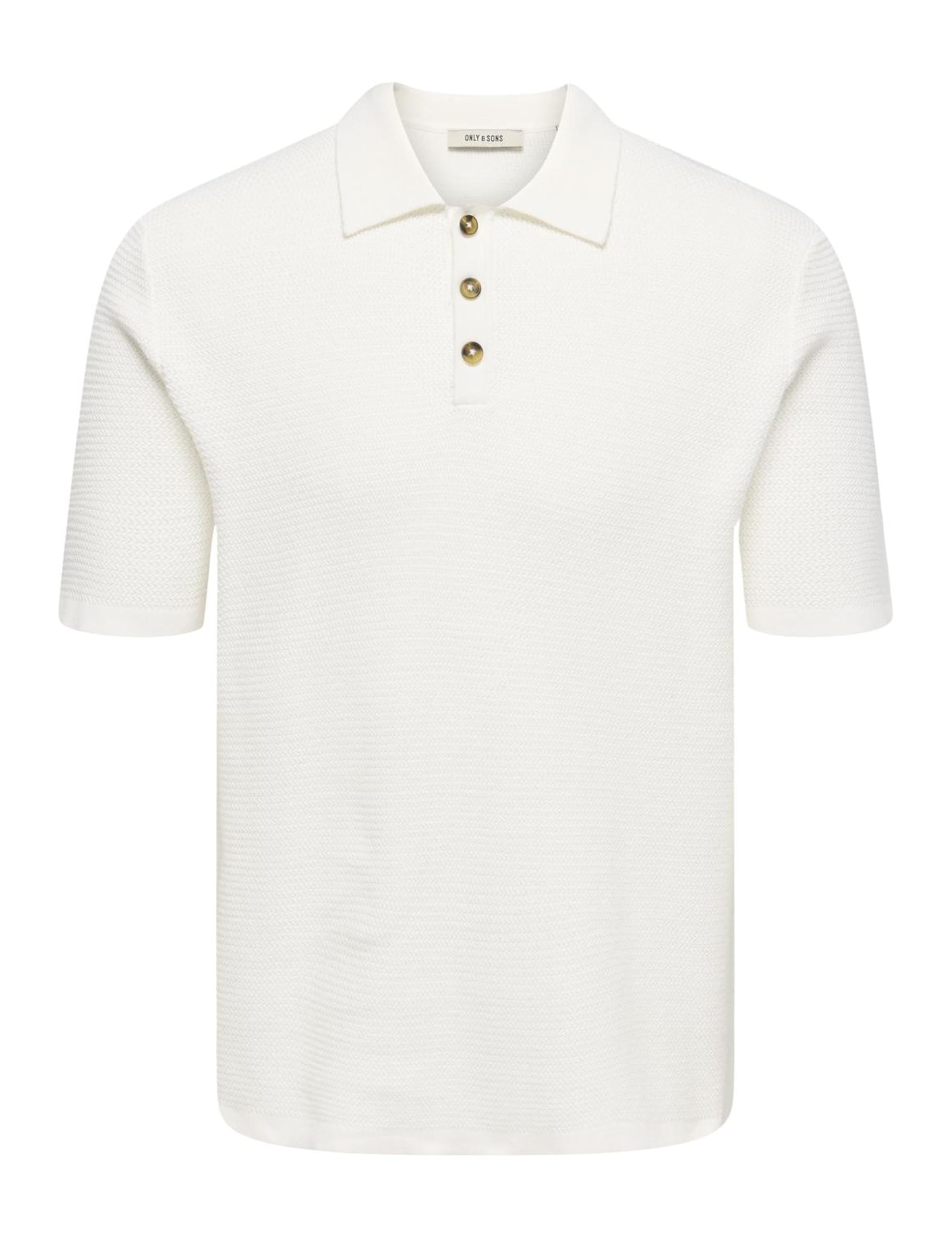 Only & Sons Onseric Reg 12 Struc SS Polo Uomo Argento