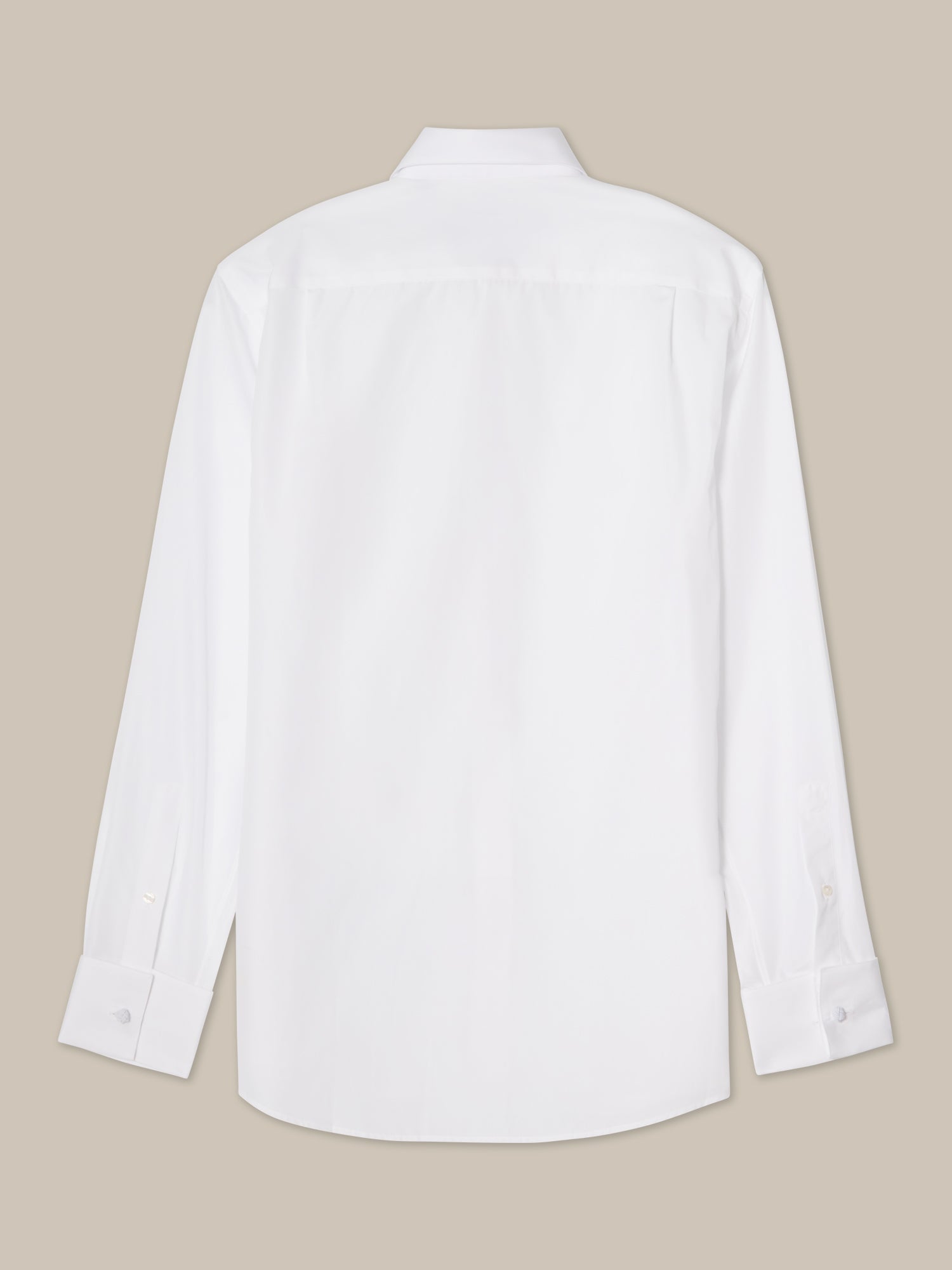Robert Talbott Reynolds camicia smoking cotone bianca piqué