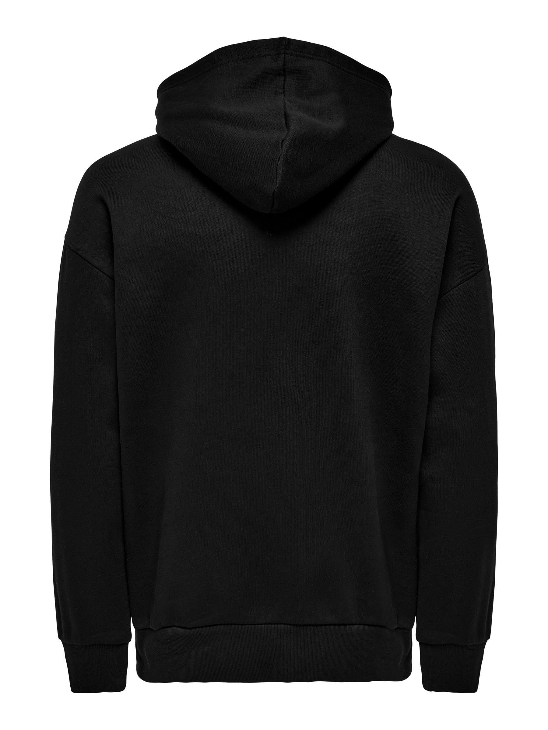 Only & Sons Onsdan Felpa Pesante Cappuccio Uomo Relaxed