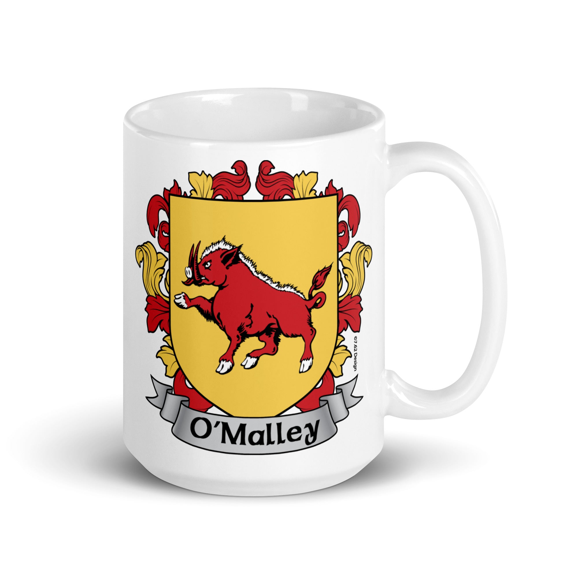 7.62 Design O'Malley Irish Crest Tazza ceramica 15oz