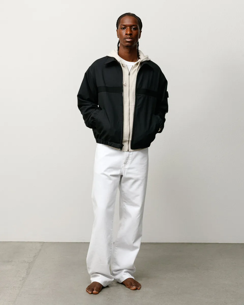 Stussy Mechanic Jacket giacca nera poliestere