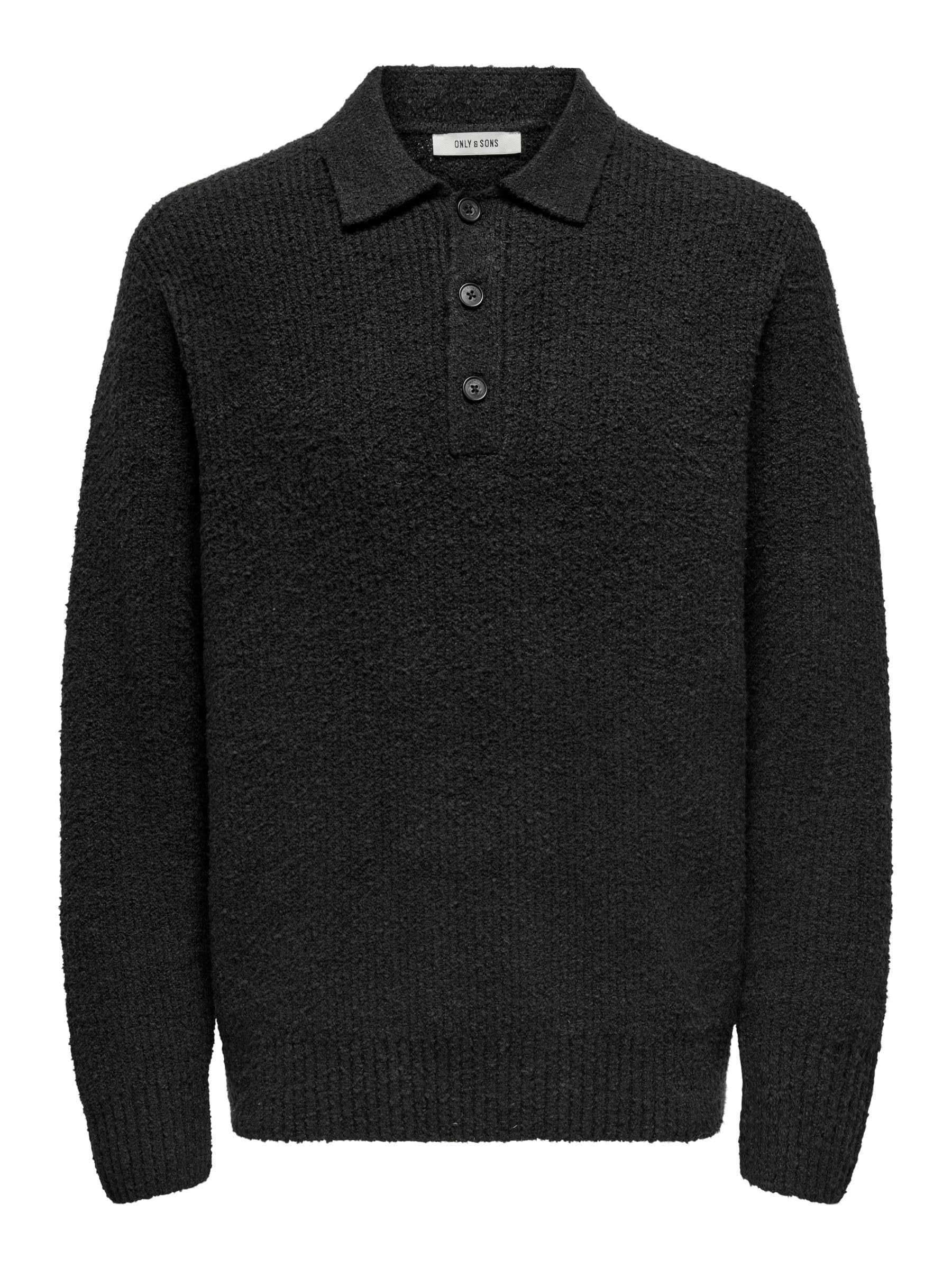 Only & Sons Onsdale Polo Maglia Uomo L Nero