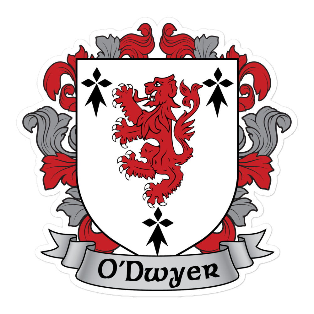 7.62 Design O'Dwyer Adesivo vinile stemma irlandese 10x10 cm
