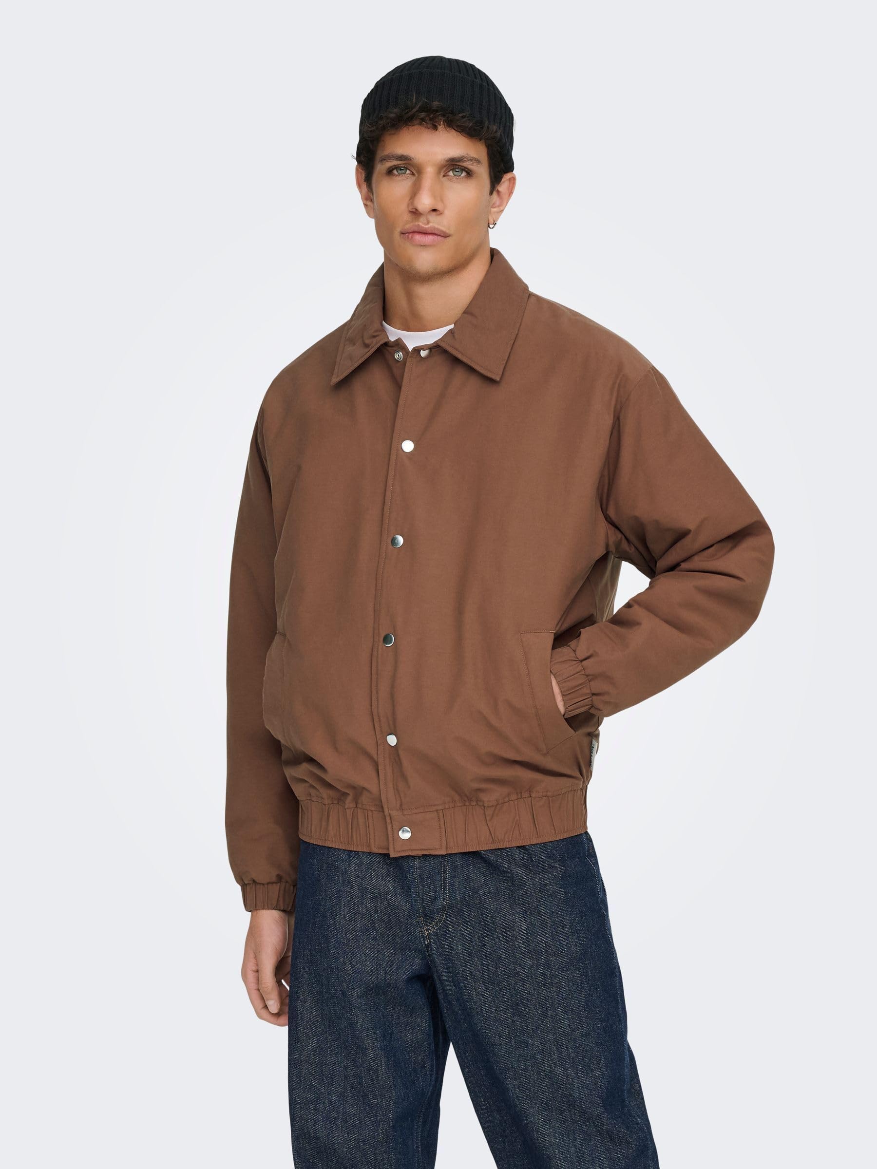 Only & Sons Onsbratt Giacca XL imbottita cappuccio invernale