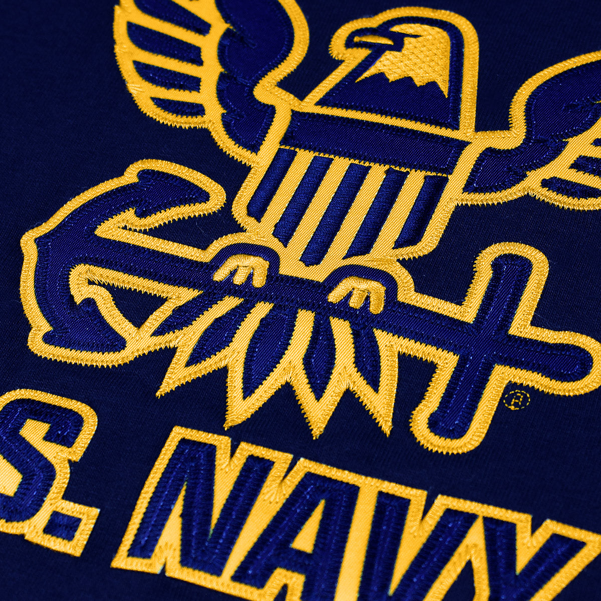 7.62 Design Navy Eagle felpa cappuccio navy cotone XL