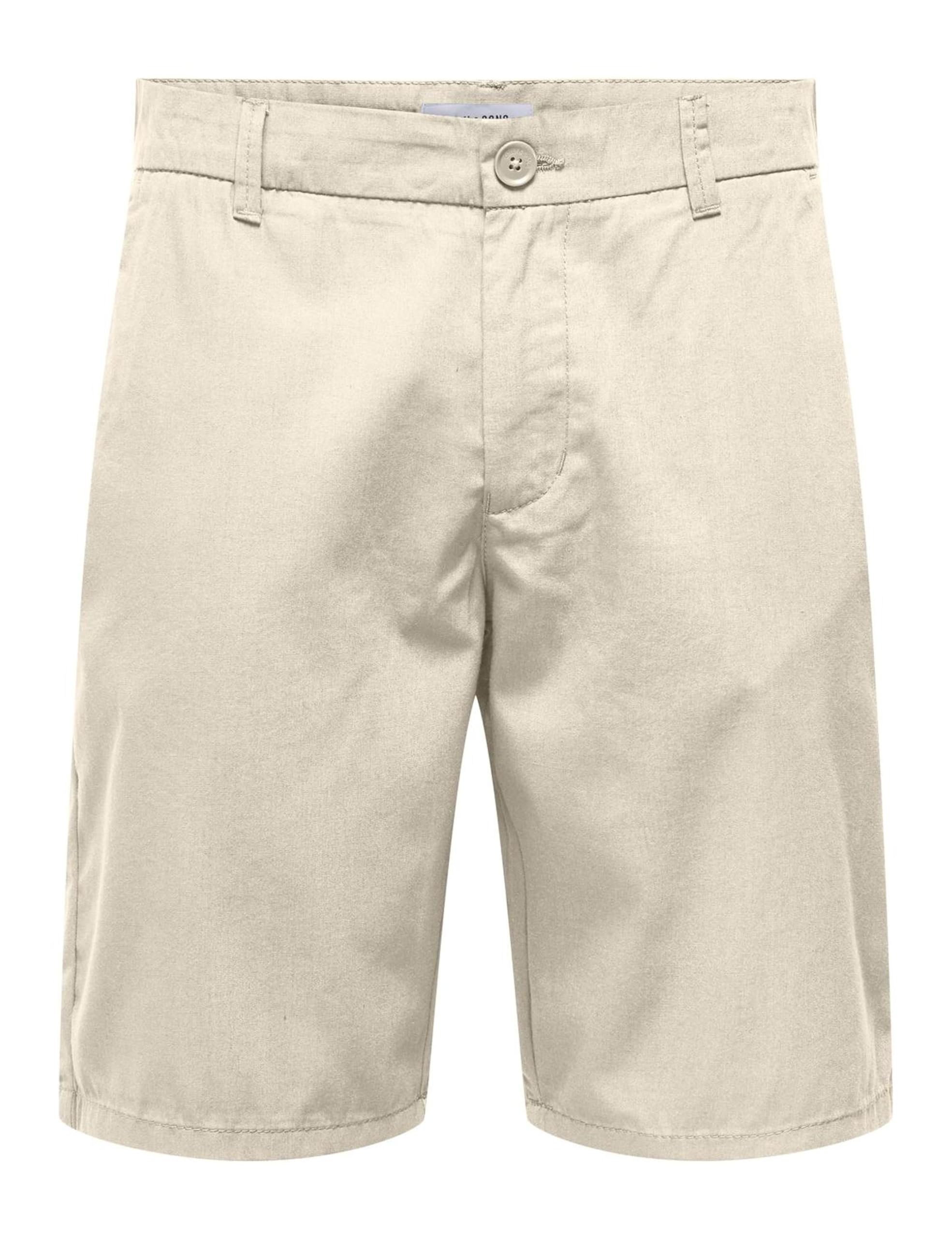 Only & Sons Onskal Chino 0287 Shorts Uomo Cotone Nero