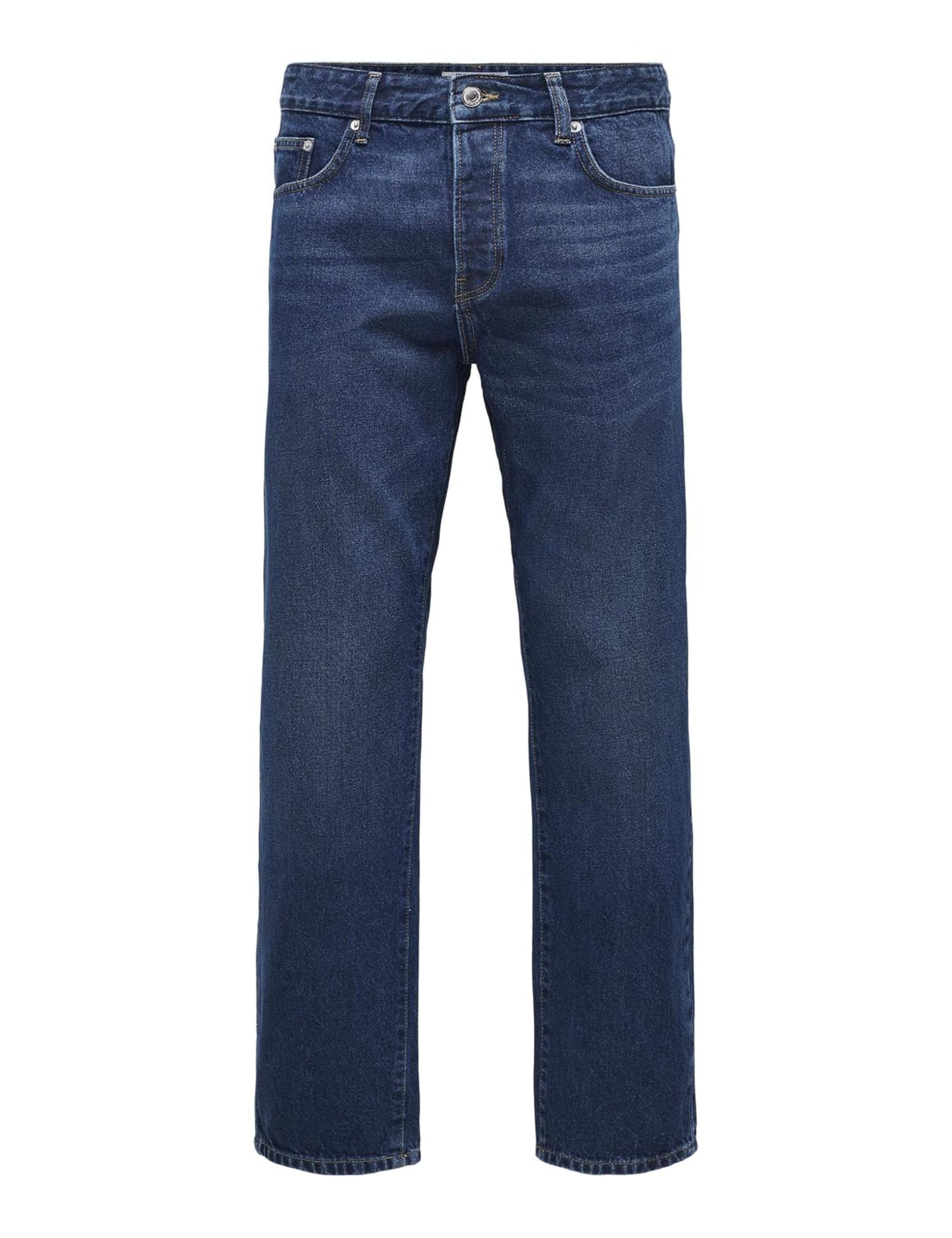 ONLY & SONS Onsedge Straight Jeans uomo vita media medium blue