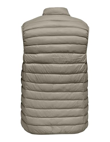 Only & Sons Onsgavin gilet uomo Quercia trapuntato