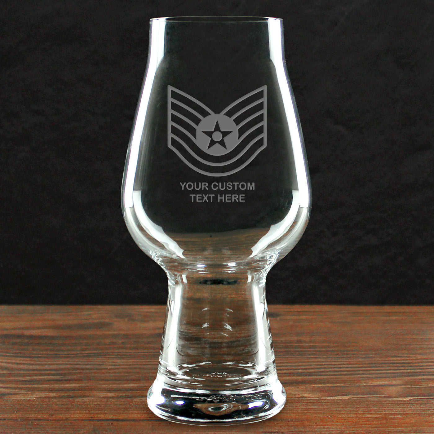 7.62 Design Drinkware Build Your Glass Bicchiere IPA Air Force Logo 540 ml