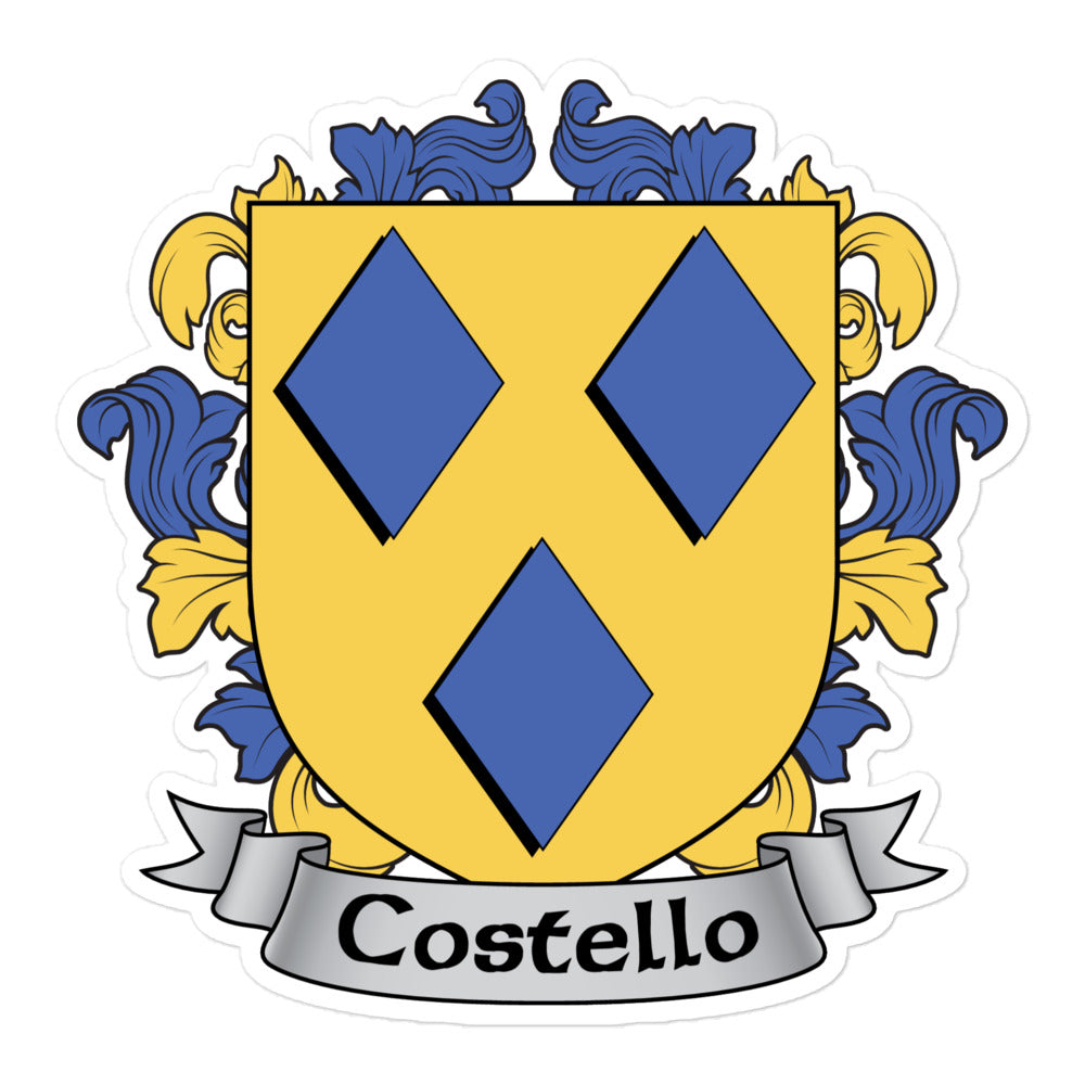 7.62 Design Costello adesivo vinile 7x7 cm stemma irlandese